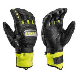 Leki Worldcup Race Ti S Speed System Glove in Black and Lemon